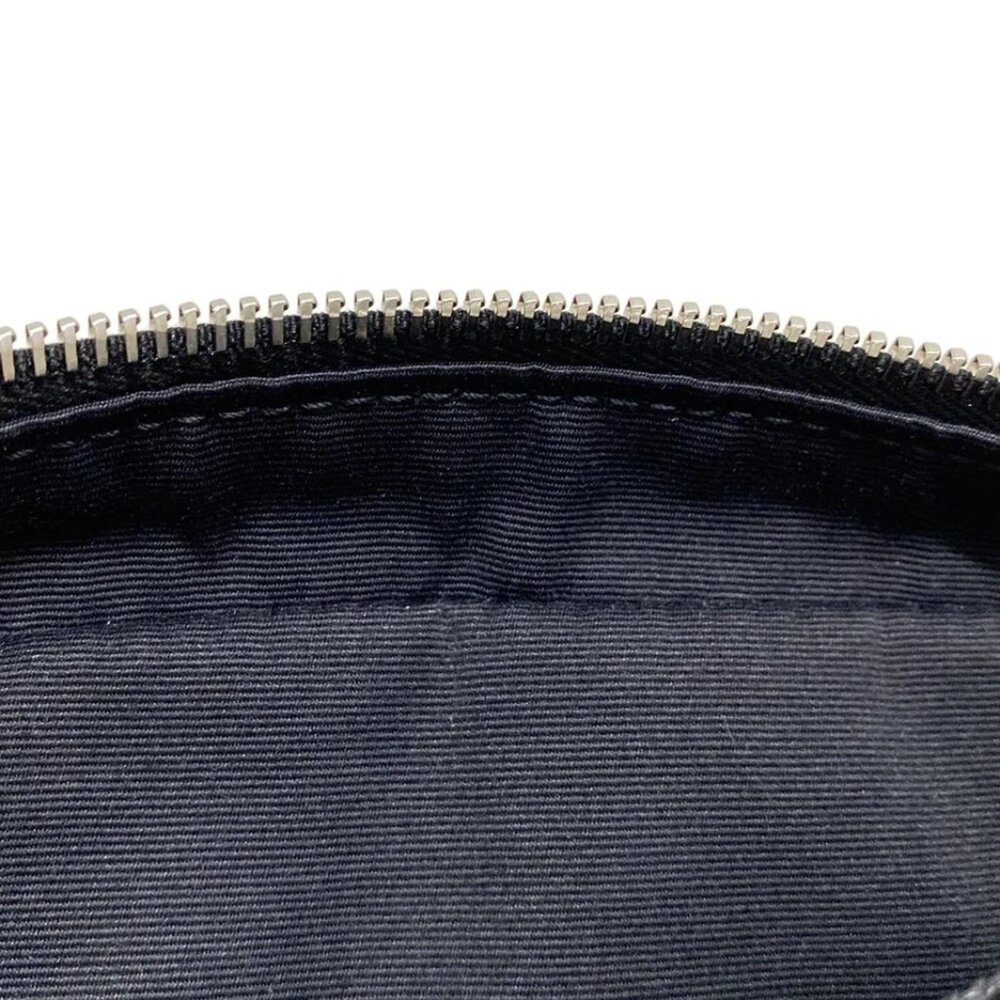 SAINT LAURENT PARIS Lou Camera Bag Cream Black Coated Canvas Leather 838-072125 - Picture 12 of 14